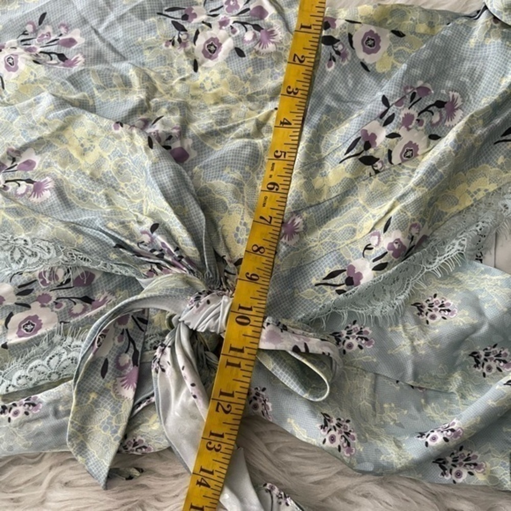 Self portrait floral asymmetric crepe dress - Picture 8 of 10
